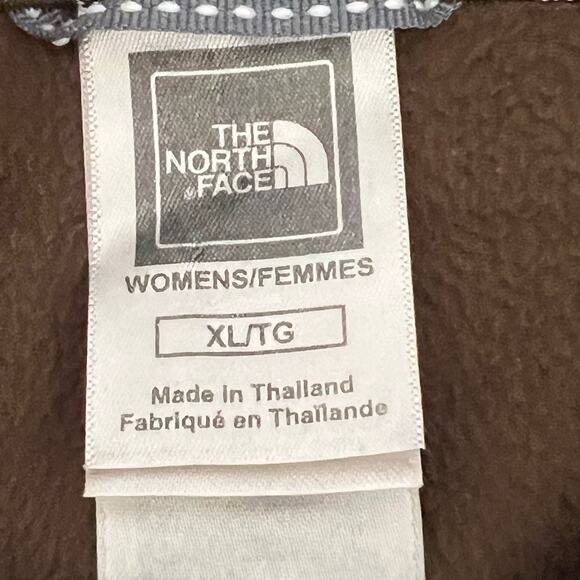 The North Face Lightweight Quarter Zip Pullover Sweatshirt Brown Womens Size XL - Picture 6 of 8